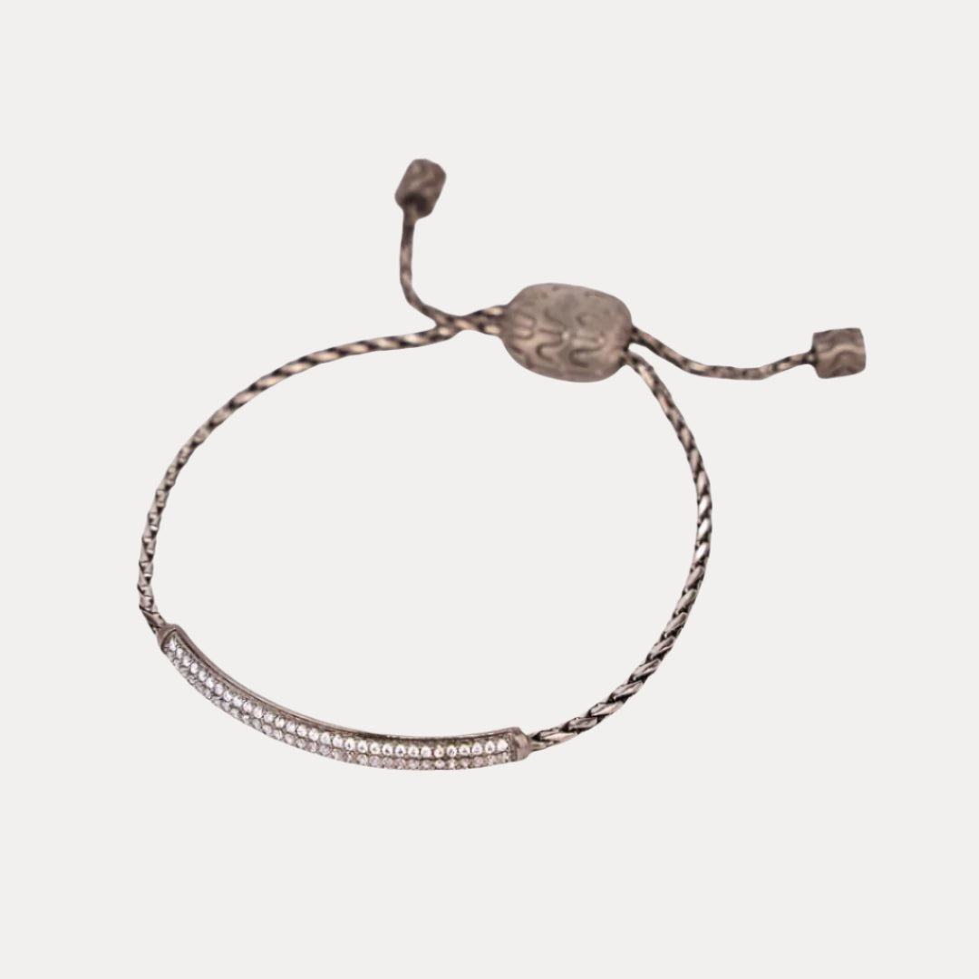 Clear Brad Birthstone Bracelet For Men | BuDhaHomme by BuDhaGirl