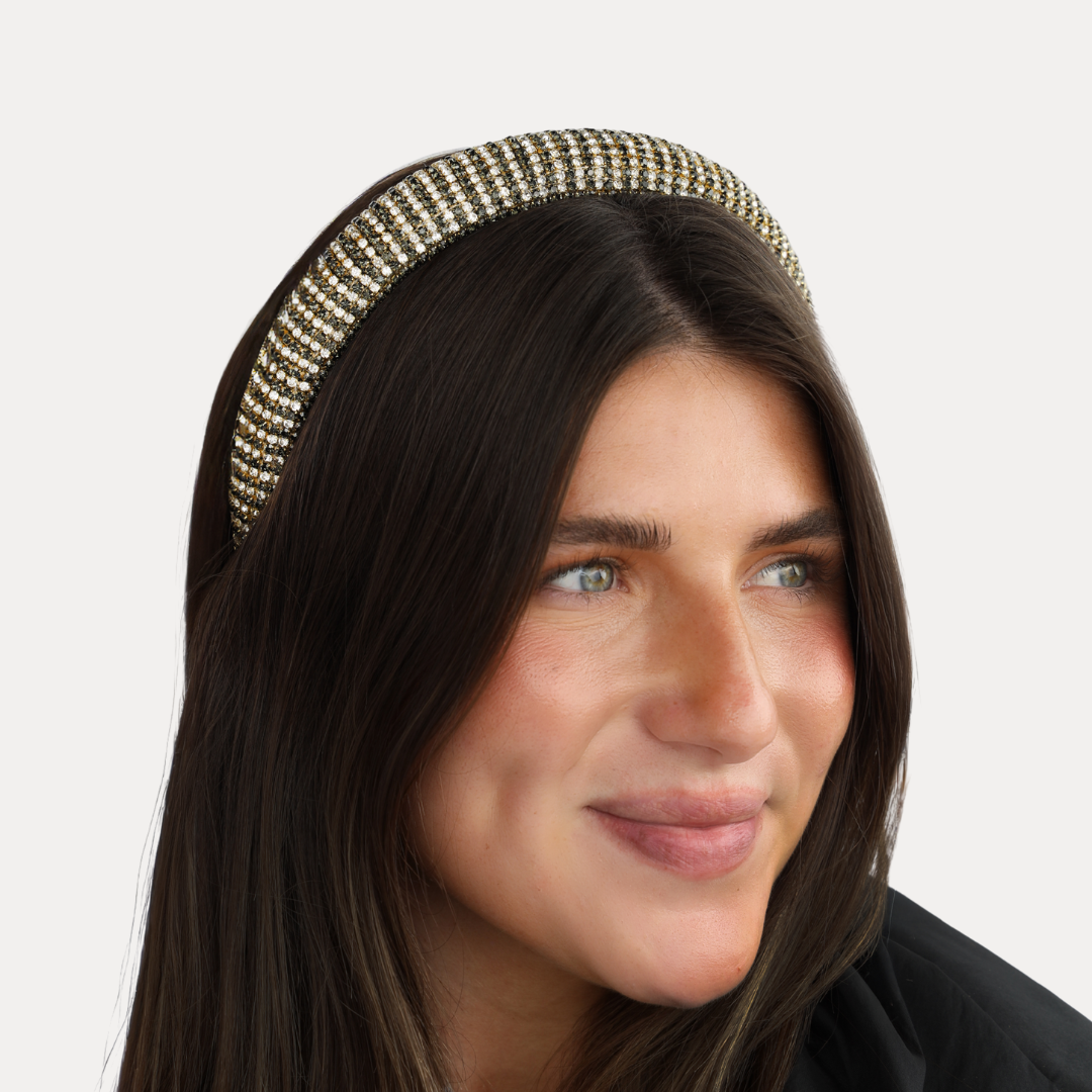 Daria Headband Brown Crystal | BuDhaGirl