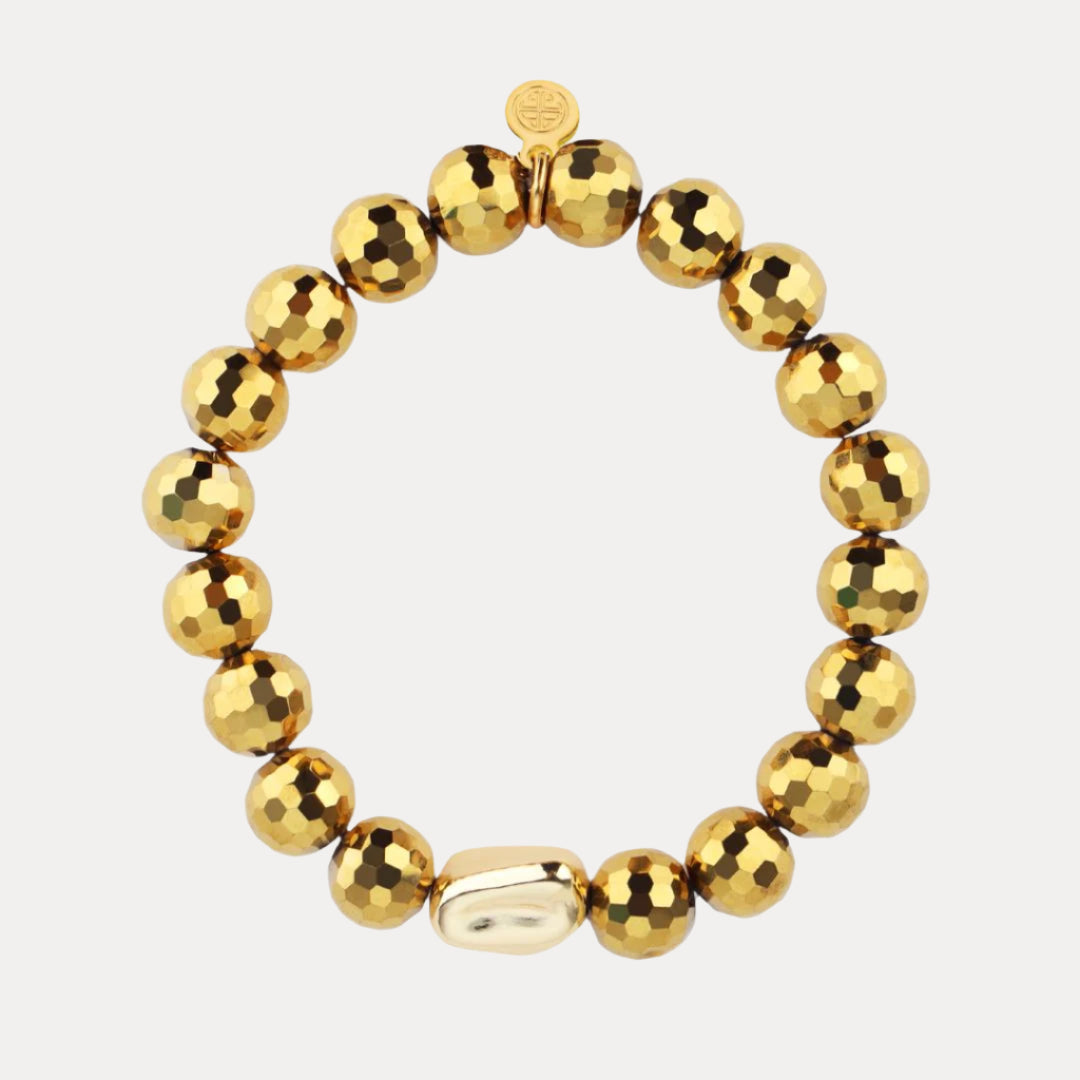 Gold Disco Beaded Bracelet | BuDhaGirl