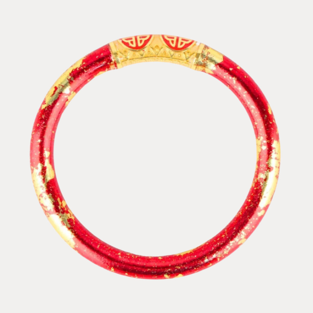 KOI Rouge Tzubbie All Weather Bangle | Single Bangle | Luxuriously Red