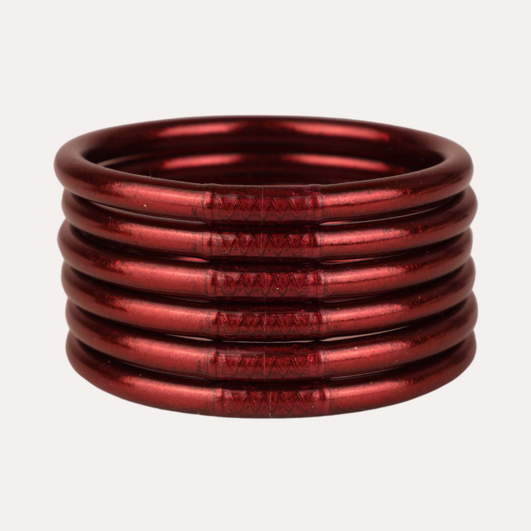 Merlot All Weather Bangles | BuDhaGirl