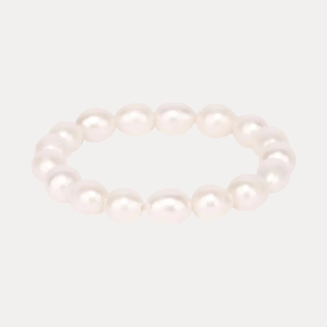 Ivory/White Pearl Bracelet for Men | BuDhaHomme by BuDhaGirl