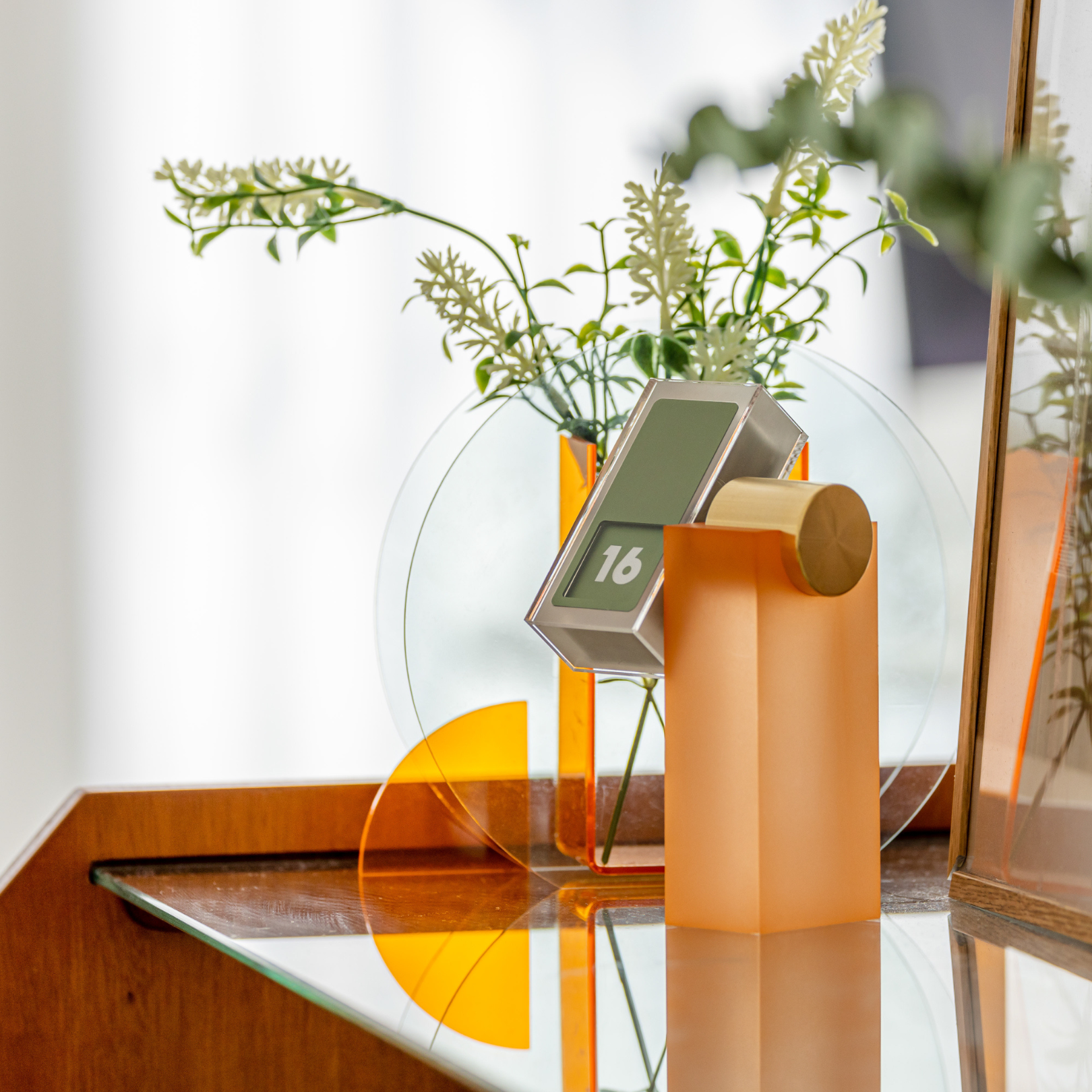 Pampas Gnomon Perpetual Flip Calendar | Luxury Analog Desk Decor | BuDhaGirl