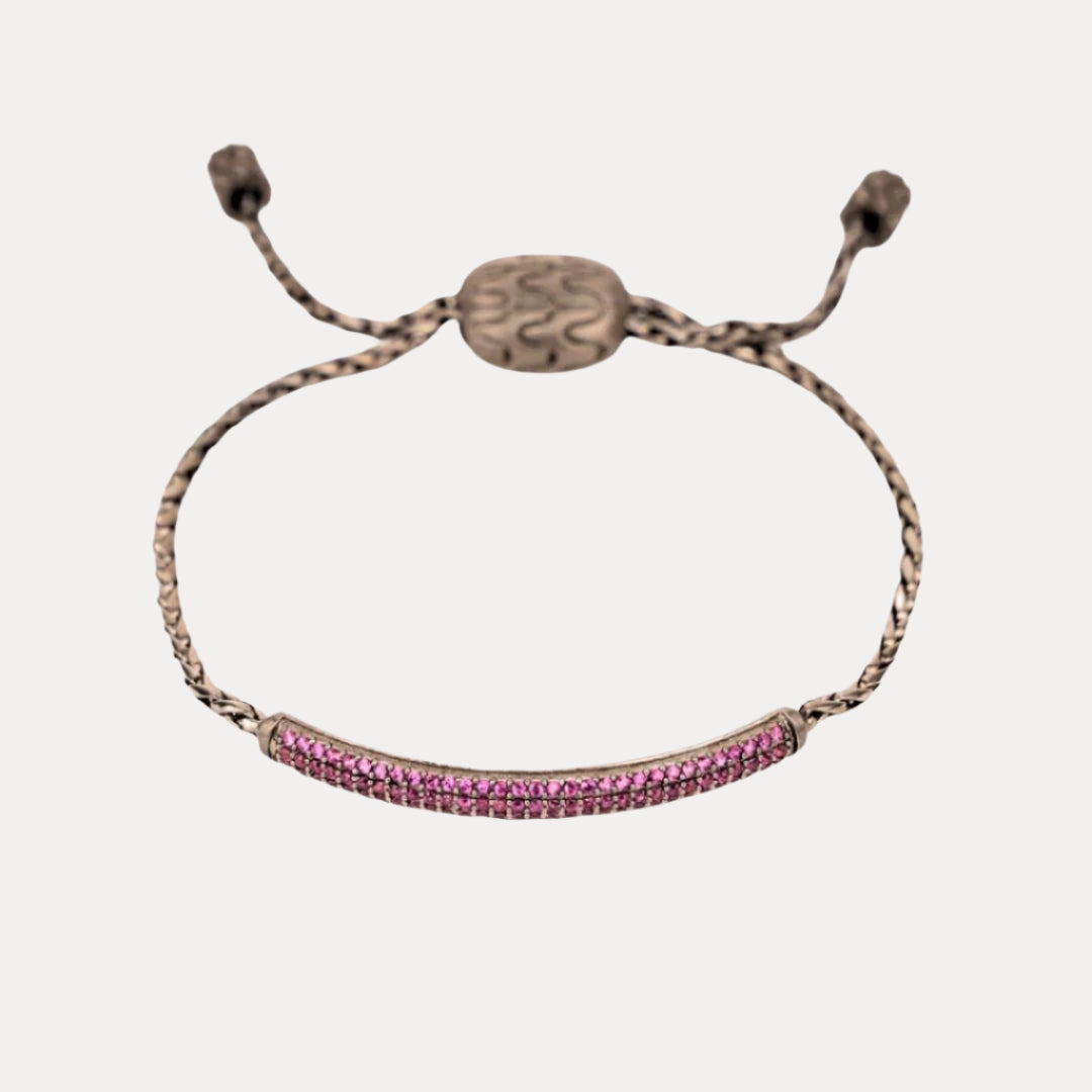 Ruby Brad Birthstone Bracelet For Men | BuDhaHomme by BuDhaGirl