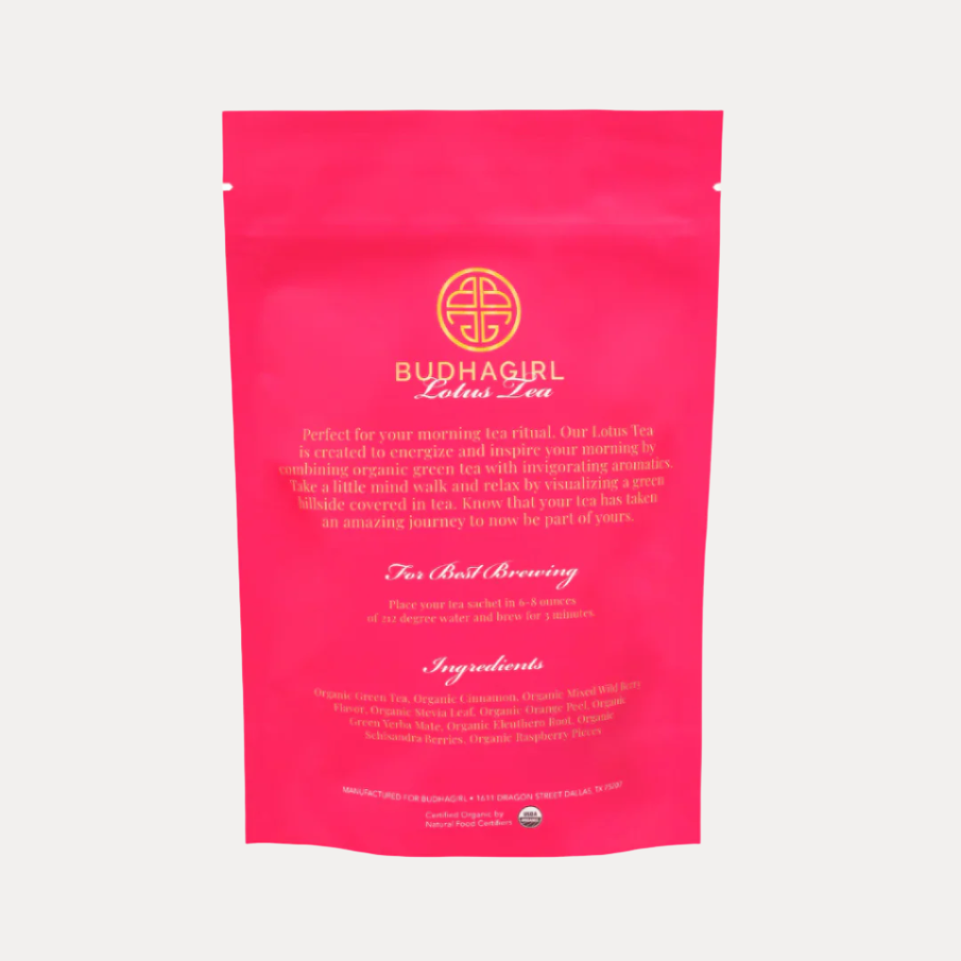 BuDhaGirl Lotus Blend Tea: Energy & Vibrancy for Your Morning