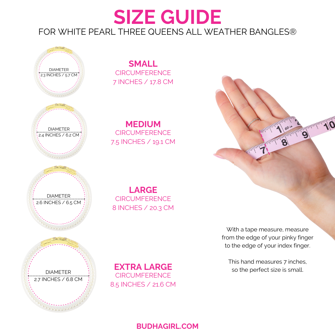 BuDhaGirl® White Pearl Bangles: Celebrate Mom with Timeless Elegance | BuDhaGirl