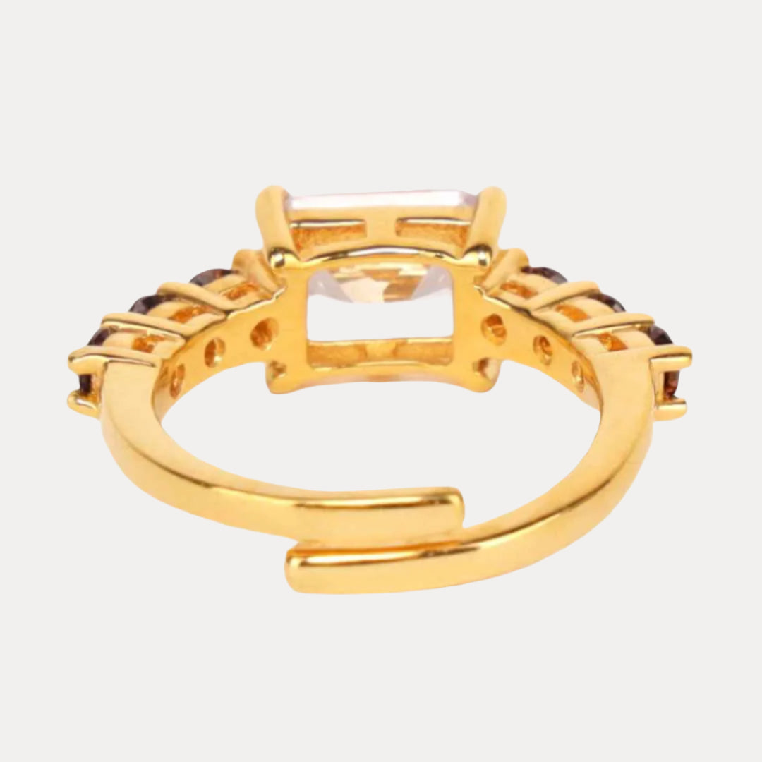 Clear Quartz | Emerald Cut | Princess Ring | BuDhaGirl