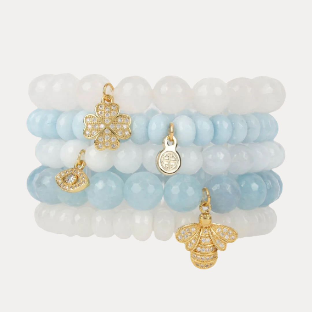 Chamonix - Crystal Beaded Multi Bracelet Set | BuDhaGirl