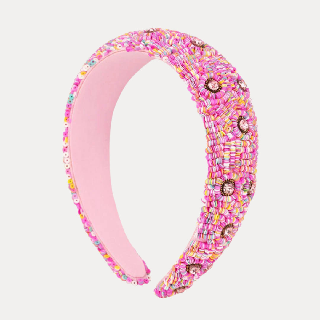 Coral Gables Sequin Pearl Headband