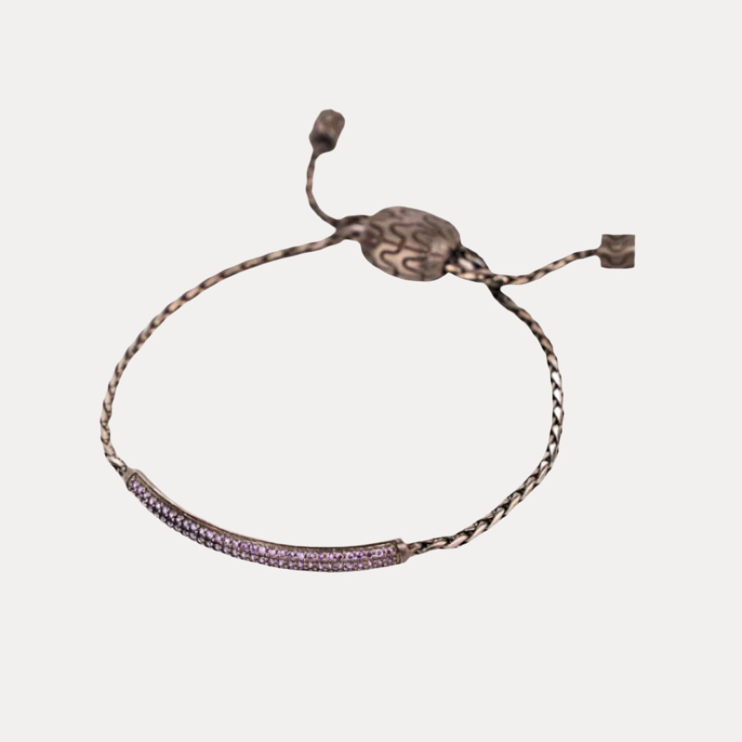 Amethyst Brad Birthstone Bracelet For Men | BuDhaHomme by BuDhaGirl