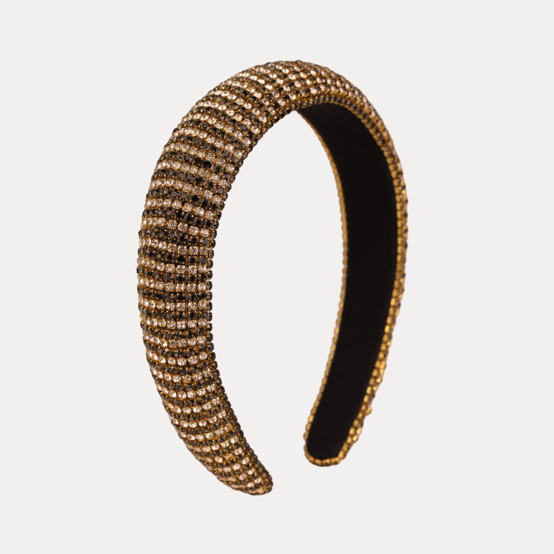 Daria Headband Brown Crystal | BuDhaGirl