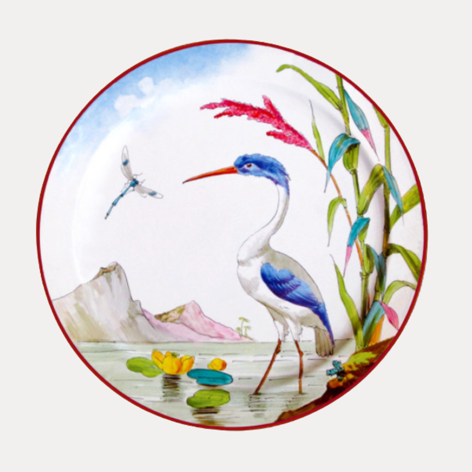 Au Bain Marie Bracquemond Tin Plates | French Country Decor | BuDhaGirl