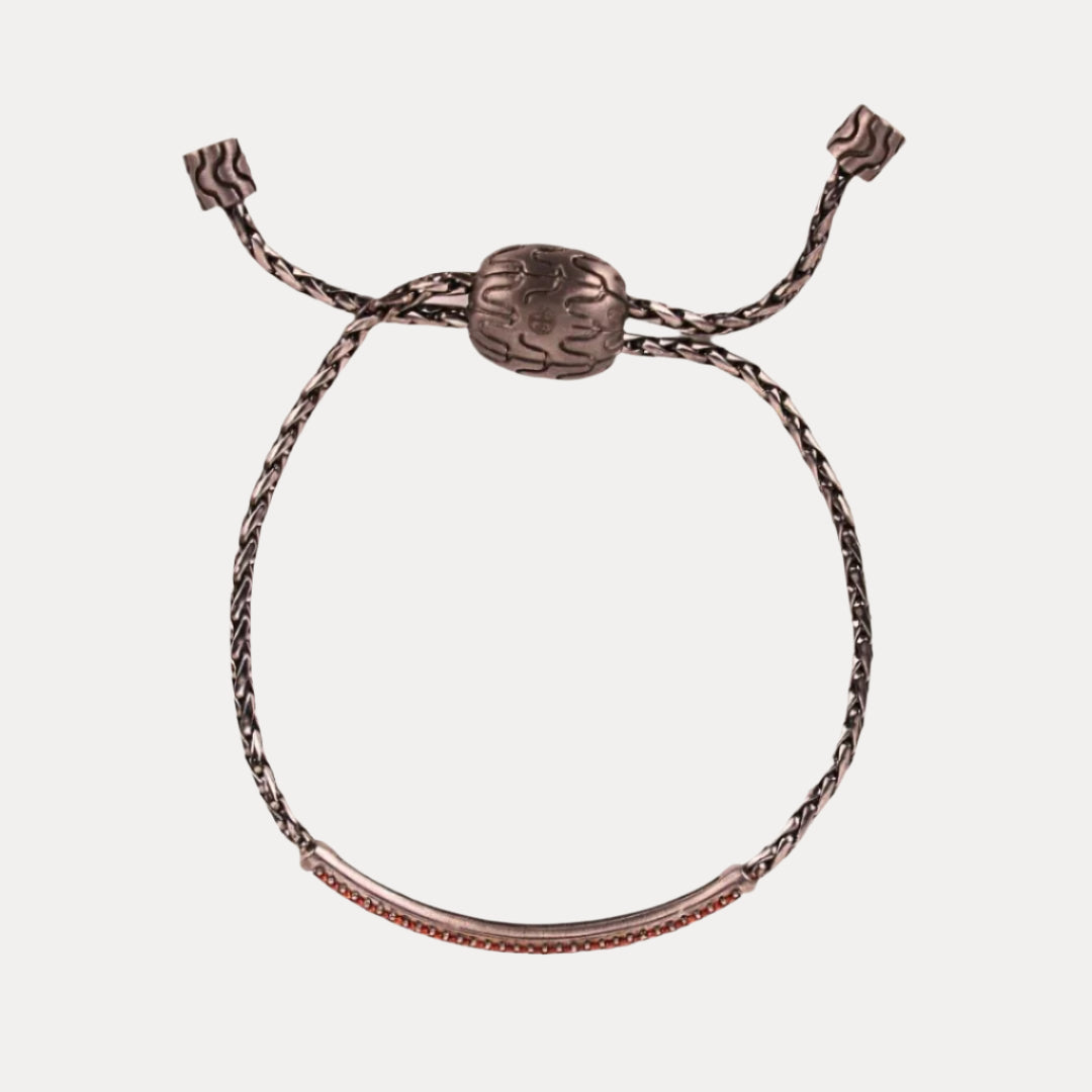 Brad Garnet Birthstone Bracelet For Men | BuDhaHomme by BuDhaGirl