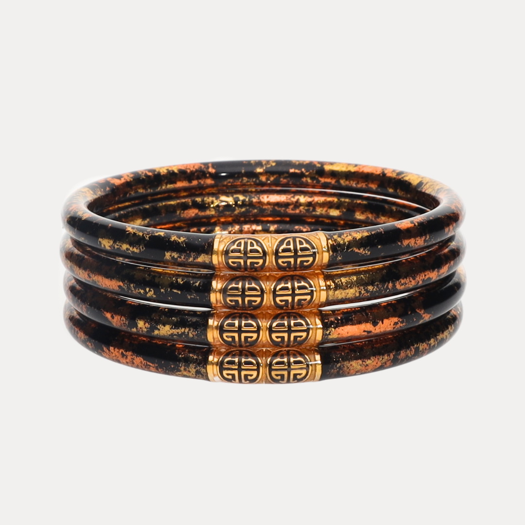 KOI Leopard All Weather Bangles | BuDhaGirl