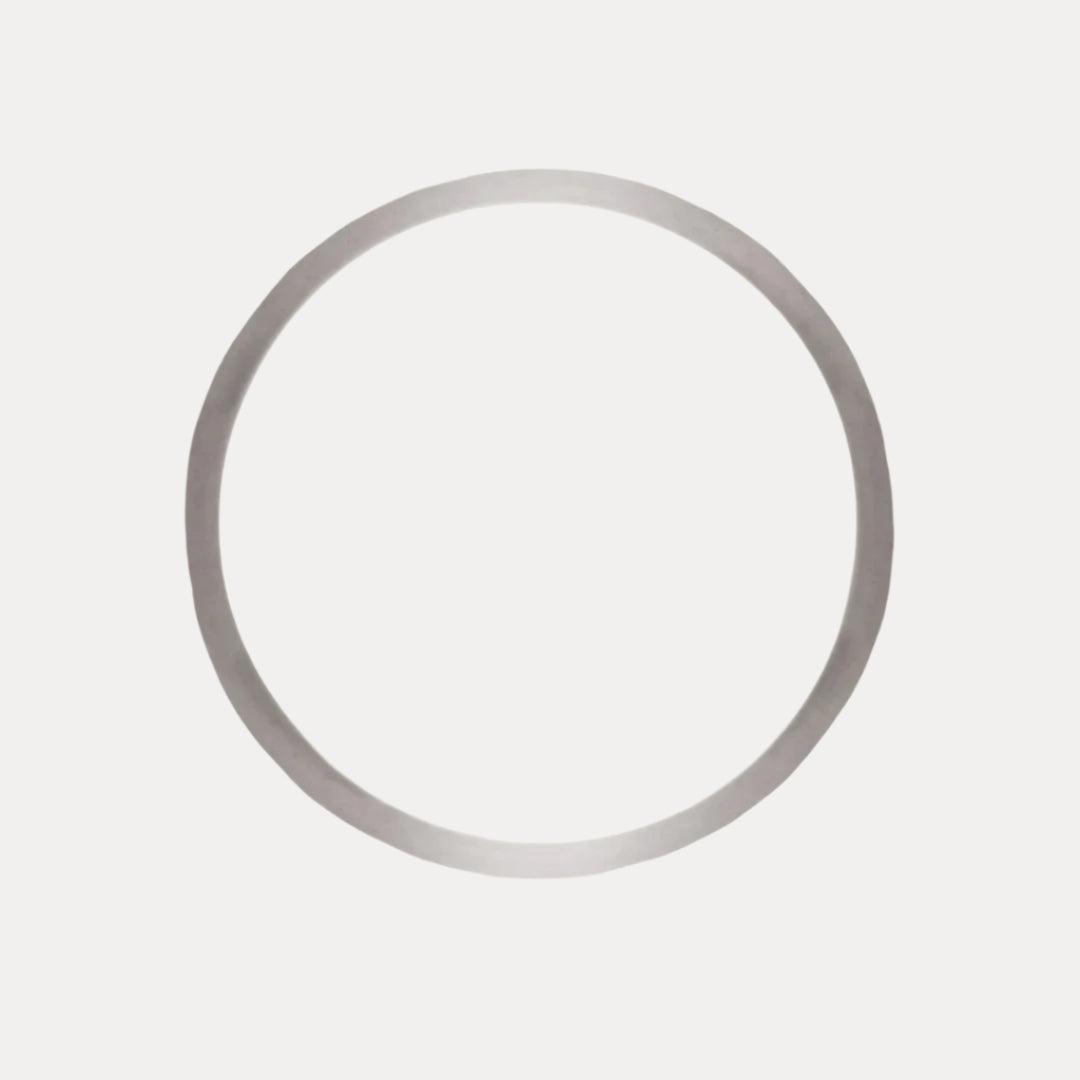 Palladium Dark Gold Plated Brass "Light" Serenity Ring for Women | BuDhaGirl