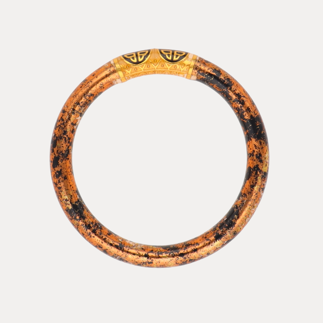 Merlot & Leopard All Weather Bangle Bracelet Bundle | BuDhaGirl