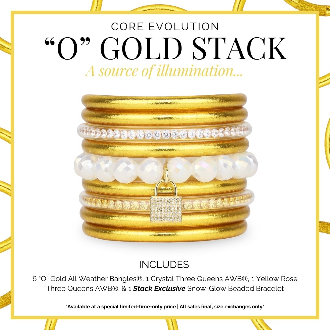 Evolution Stack of 6 - "O" Gold | BuDhaGirl