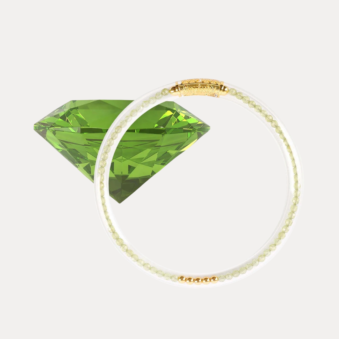 Peridot Luxe All Weather Bangle | BuDhaGirl