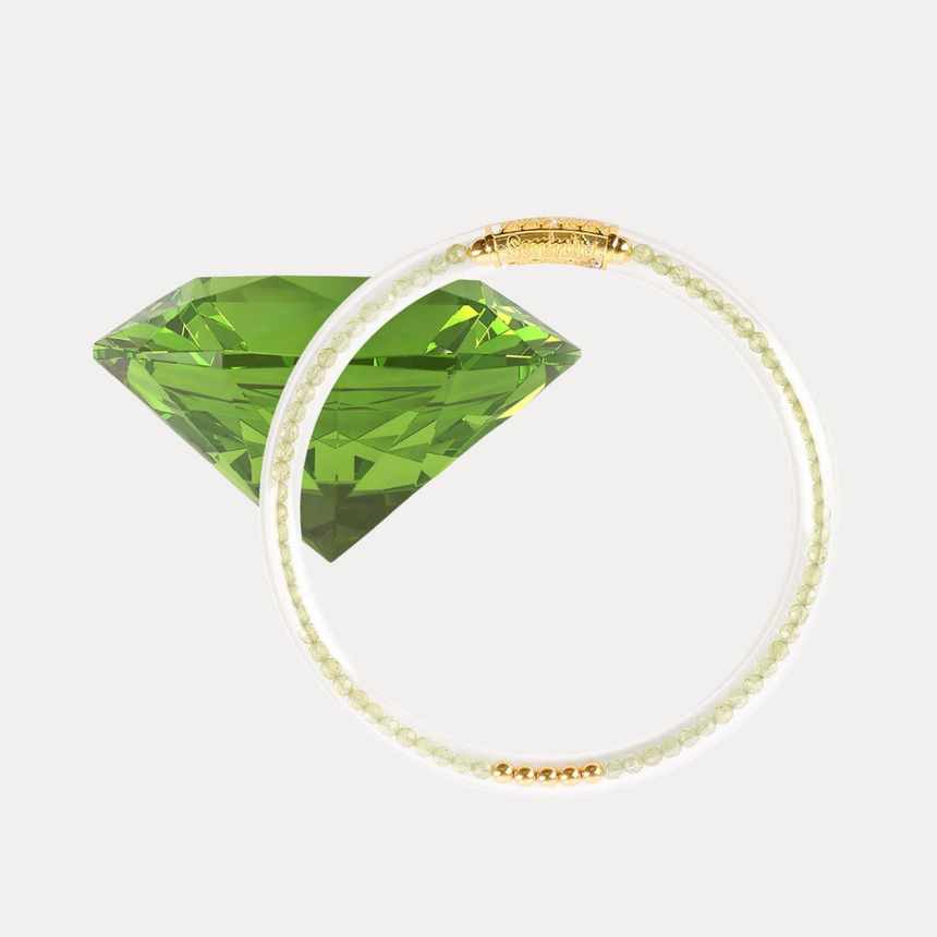 Peridot Luxe All Weather Bangle | BuDhaGirl