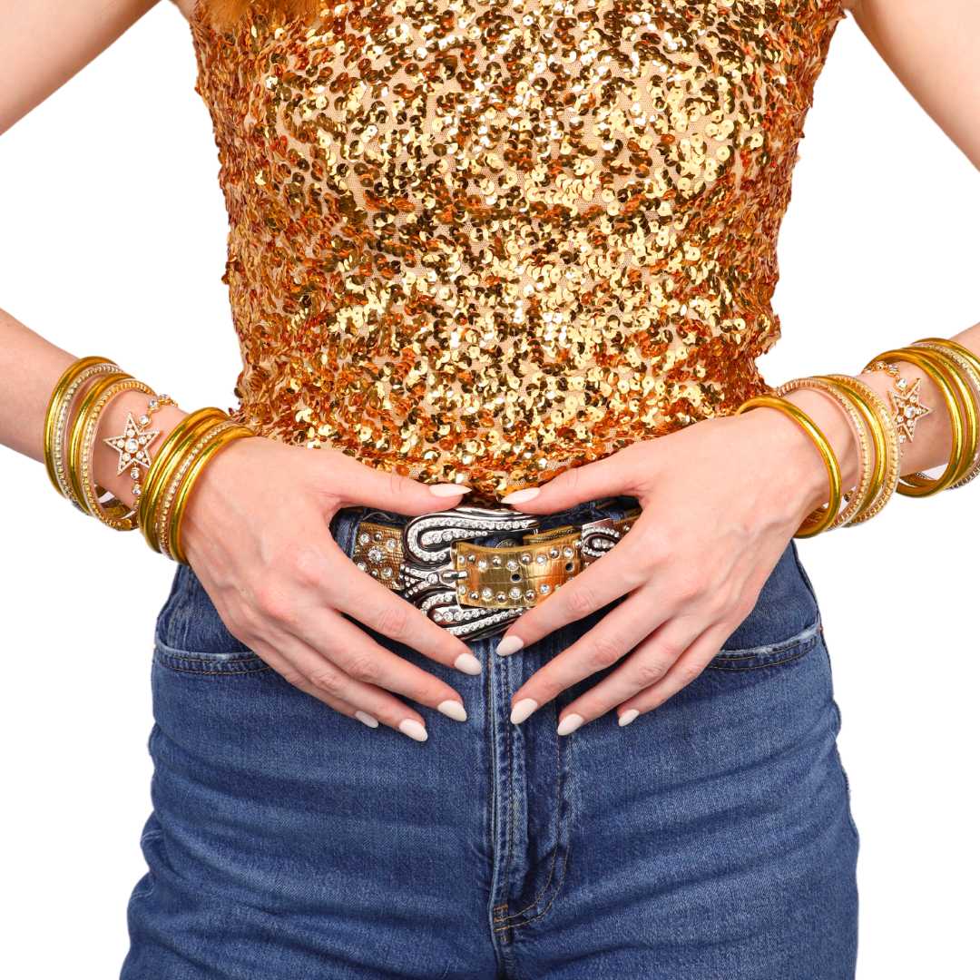 Yellow Rose Three Queens AWB | BuDhaGirl Holiday Collection | Rhinestone Cowgirl Collection | Citrine Jewelry for Women | BuDhaGirl