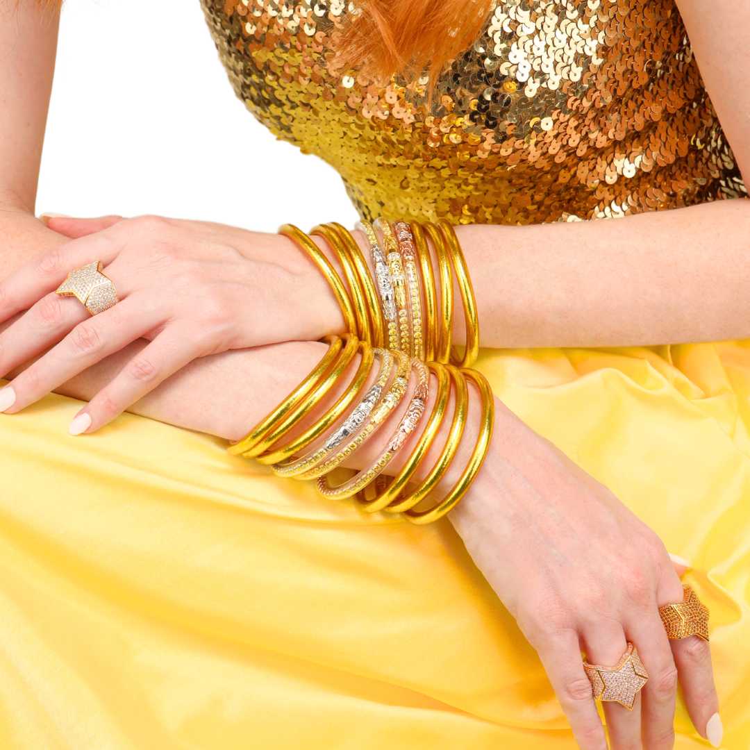 Yellow Rose Three Queens AWB | BuDhaGirl Holiday Collection | Rhinestone Cowgirl Collection | Citrine Jewelry for Women | BuDhaGirl