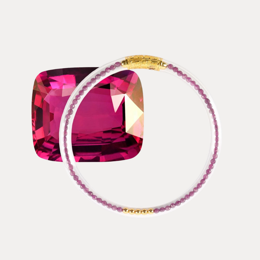 Ruby Luxe All Weather Bangle | BuDhaGirl
