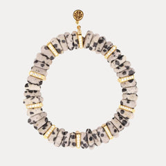 BuDhaFille Tablet Bracelet - Dalmatian Jasper