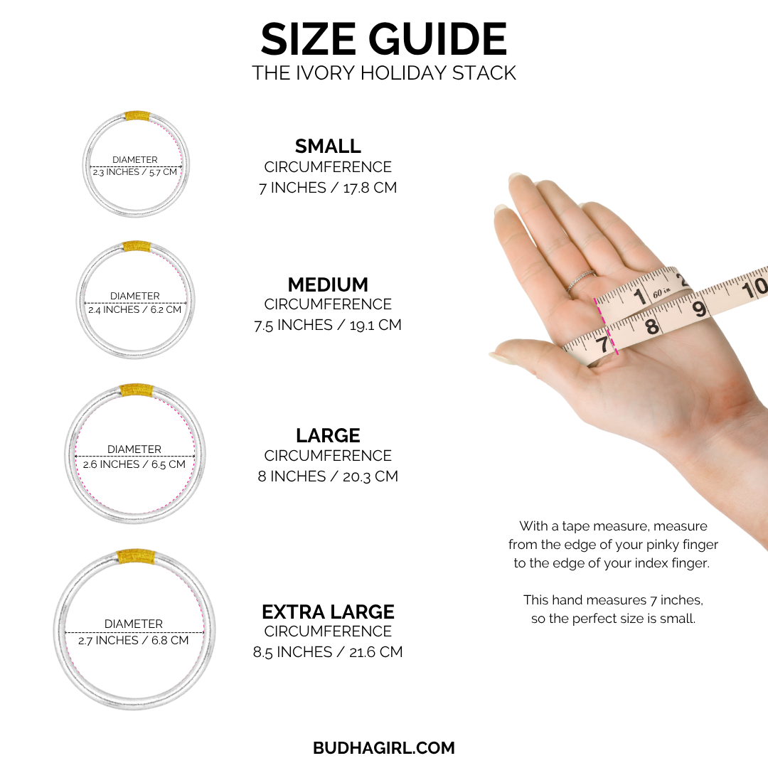 The Ivory Holiday Stack | Bangles, Bracelets, Jewelry | BuDhaGirl