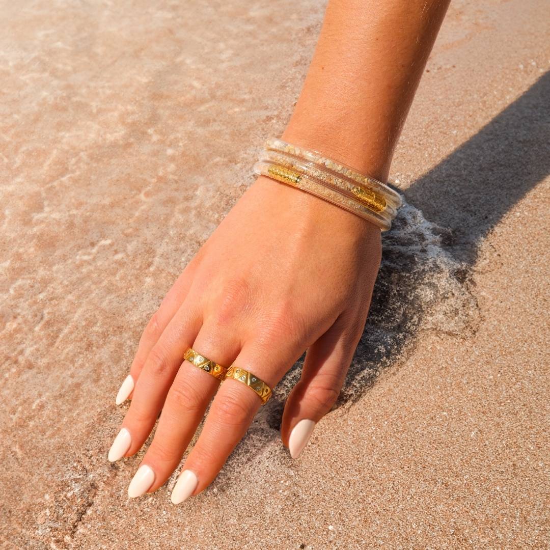 Three Sands All Weather Bangles Bracelets for Women | BuDhaGirl