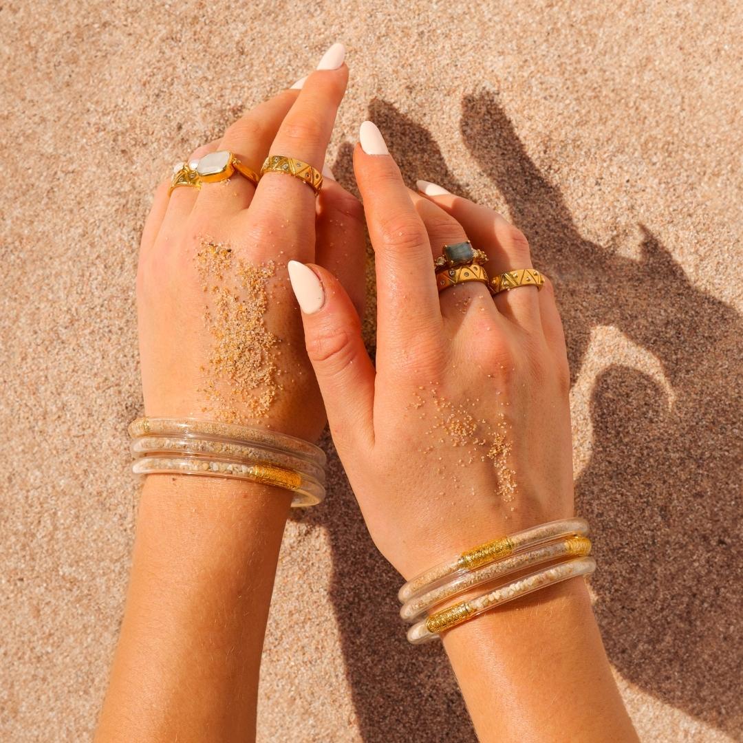 Three Sands All Weather Bangles Bracelets for Women | BuDhaGirl