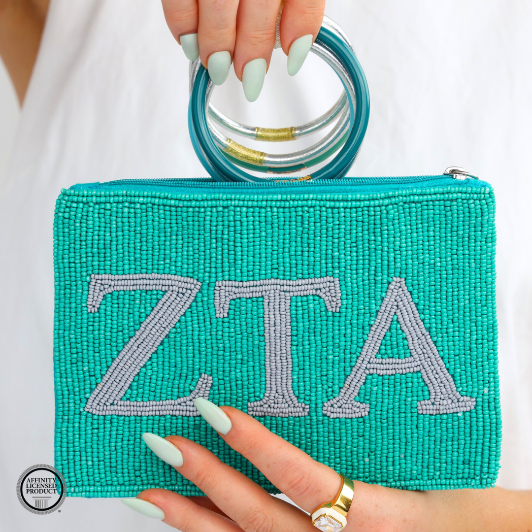 Zeta Tau Alpha Sorority Bangle Bracelet Stack | BuDhaGirl