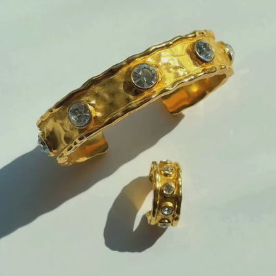 Seven Crystal Cuff and Ring Bundle | BuDhaGirl