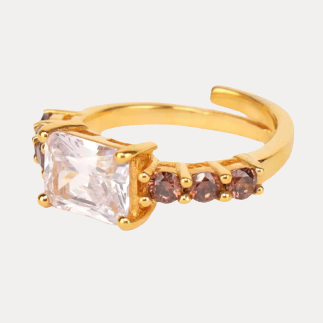 Clear Quartz | Emerald Cut | Princess Ring | BuDhaGirl