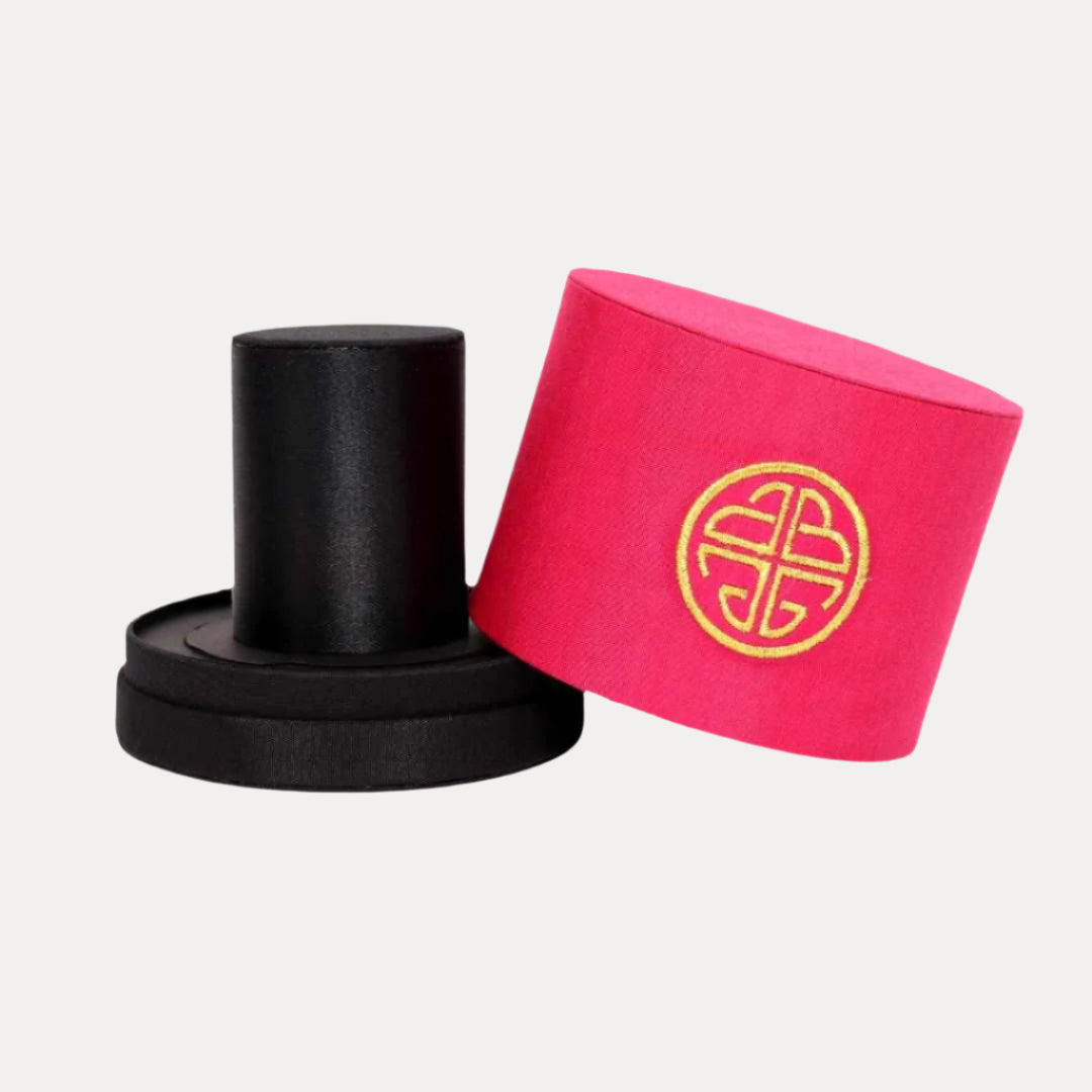 Pink Silk Canister Gift Box | Bangle Storage and Accessories | BuDhaGirl