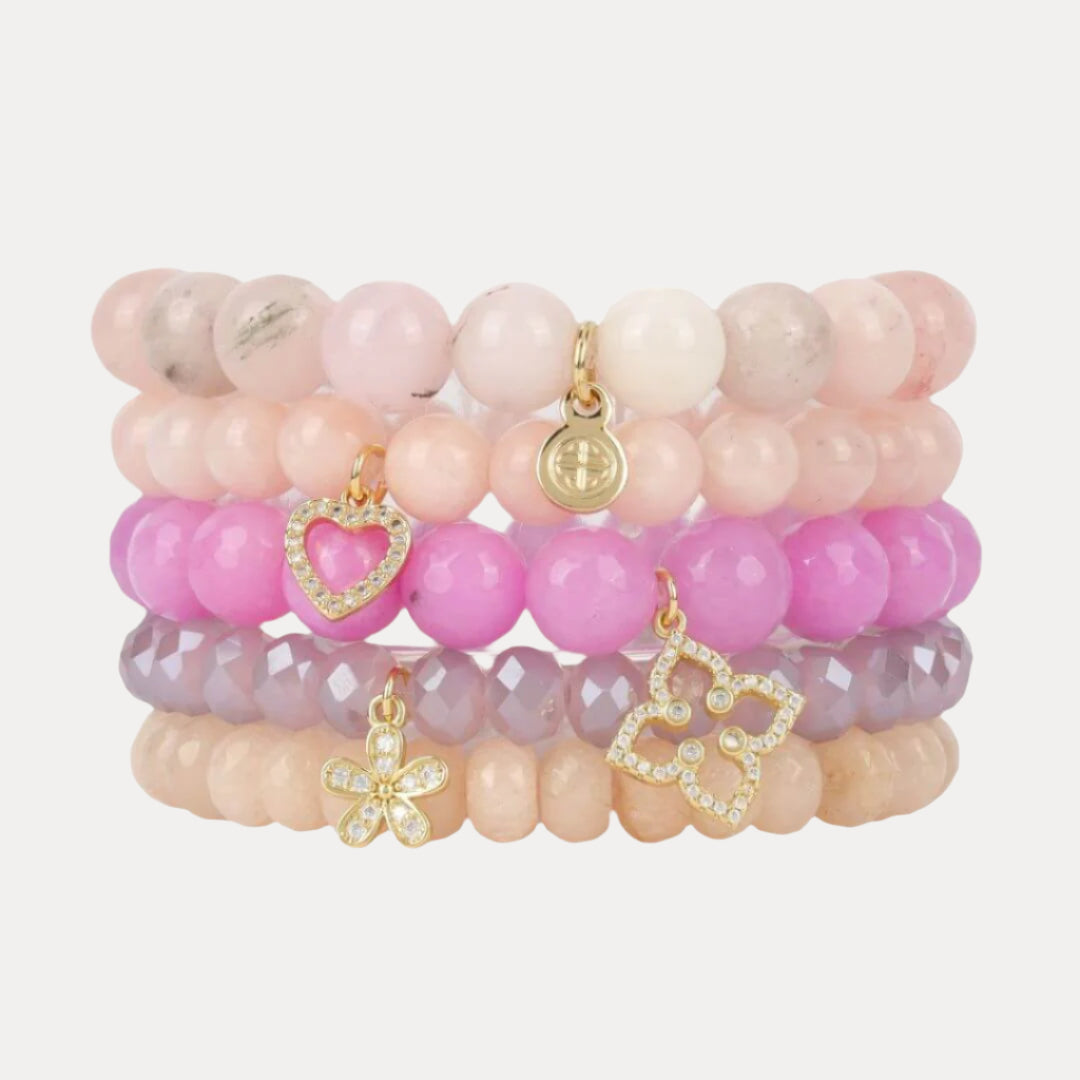 Chamonix - Crystal Beaded Multi Bracelet Set | BuDhaGirl