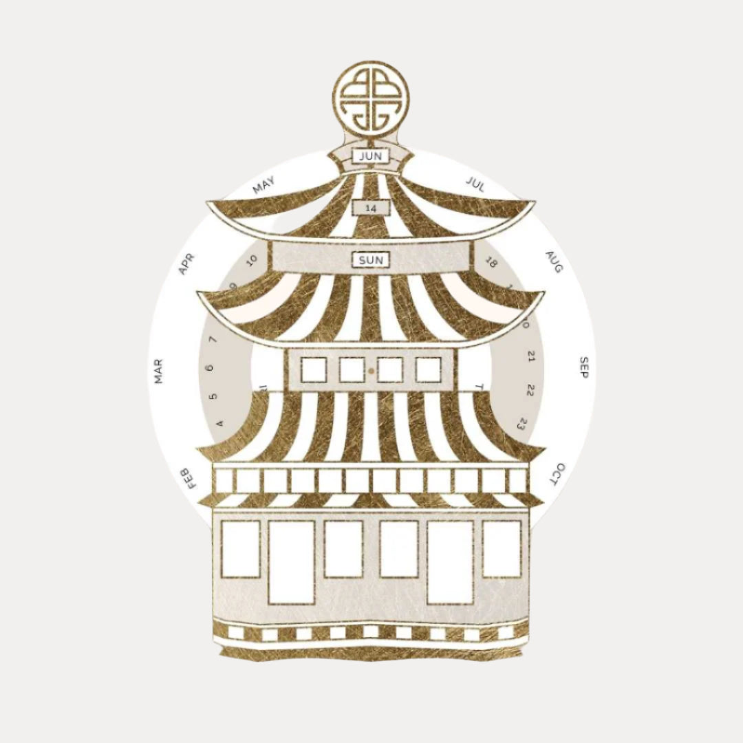 High Quality Desk Calendar | Pagoda Inspired | BuDhaPaper by BuDhaGirl