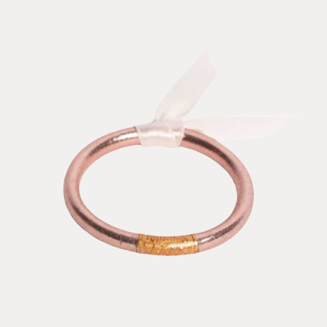 Rose Gold Baby Bangle Bracelet | Infant Jewelry | BuDhaGirl